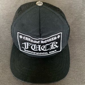 Chrome Hearts Hollywood Trucker Cap (Black)